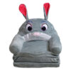 2 in 1 Baby Sofa and Lounger - Rabbit