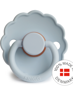 FRIGG Daisy - Round Latex Pacifier - Powder Blue