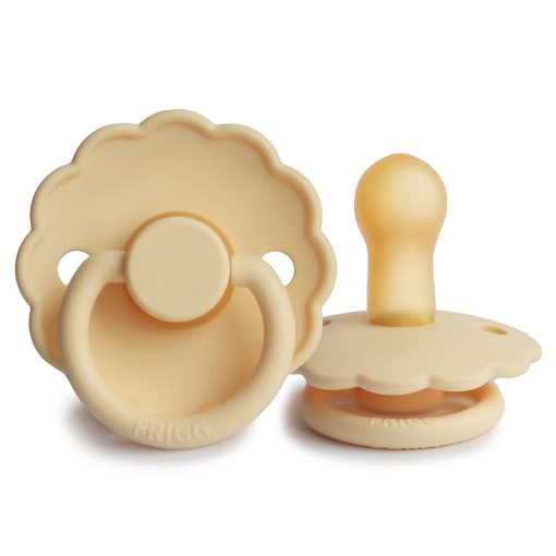 FRIGG Daisy - Round Latex Pacifier - Daffodil - Image 2