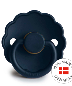 FRIGG Daisy - Round Latex Pacifier - Dark Navy