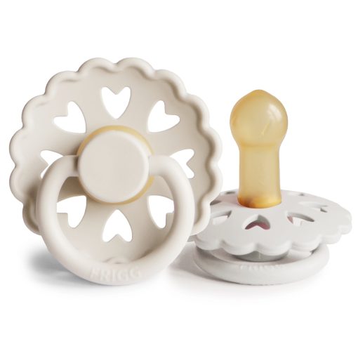 FRIGG Fairytale - Round Latex Pacifier - The Ugly Duckling (Cream) - Image 2