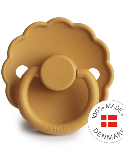 FRIGG Daisy - Round Latex Pacifier - Honey Gold