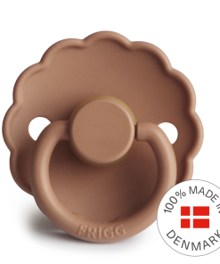 FRIGG Daisy - Round Latex Pacifier - Peach Bronze