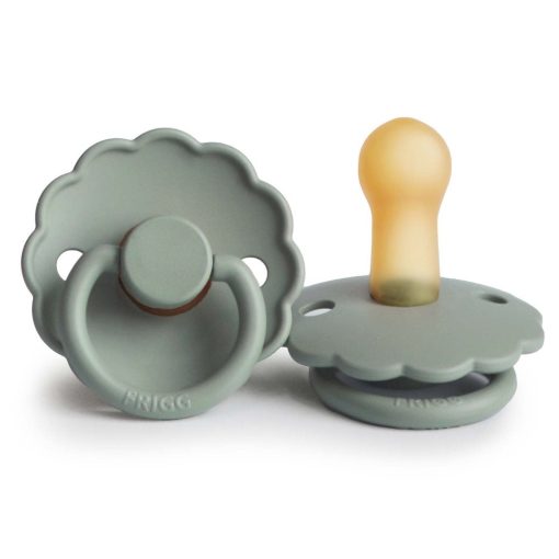 FRIGG Daisy - Round Latex Pacifier - Sage - Image 2