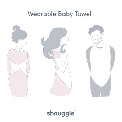 Shnuggle Bamboo Wearable Baby Towels - Image 5