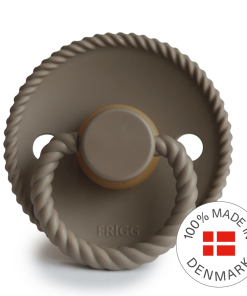 FRIGG Rope - Round Latex Pacifier - Portobello