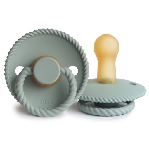 FRIGG Rope - Round Latex Pacifier - Sage - Image 2