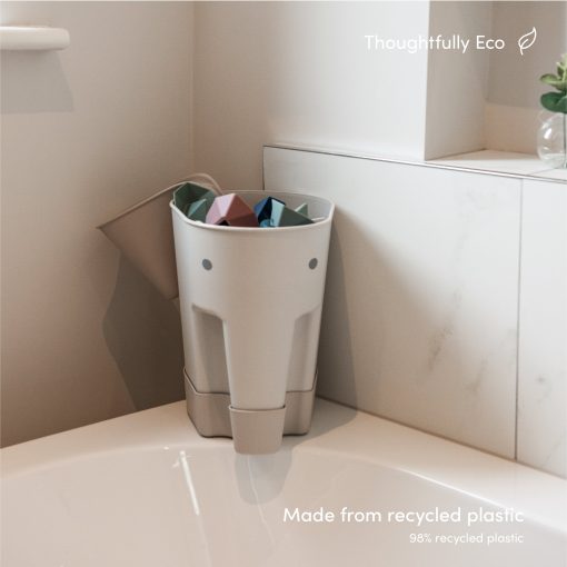 Shnuggle Ellie Bath Toy Drying Caddy | Free Standing Baby & Toddler Bath Toy Storage - Image 7