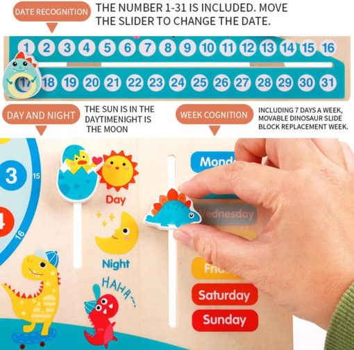 Wooden Busy Board Calendar - Image 5