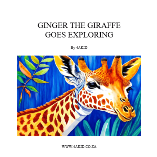 Ginger the Giraffe Goes Exploring Digital E-Book