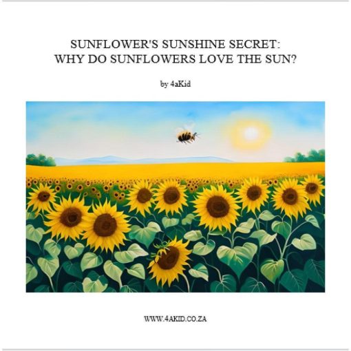 Sunflower's Sunshine Secret: Why do Sunflowers Love the Sun? Digital E-Book