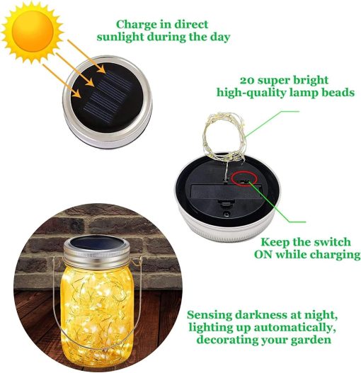 LED Solar Jar Light - Image 3